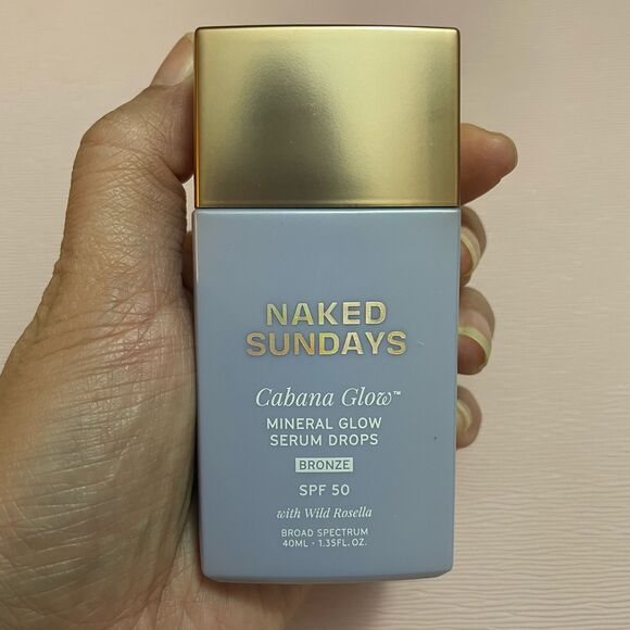 Naked Sundays CabanaGlow SPF 50 Glow Serum Drops Trio Bronze Illuminating Pearl - Picture 5 of 14